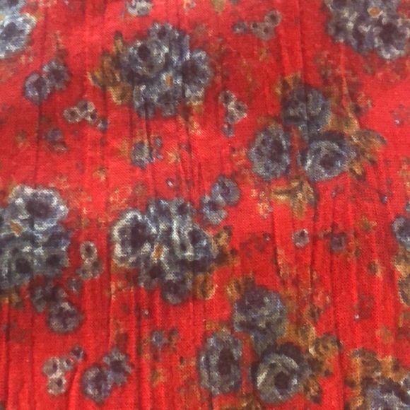 Free People Floral Racerback Tank Top size Small - Picture 5 of 8